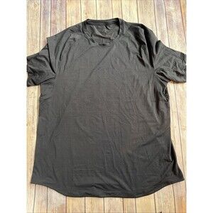 Men's Lululemon Metal Vent Tech Short Sleeve Shirt XL Heather Black